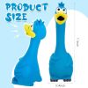 2 Pcs Horse Toys 11 Inches Latex Squeaky Rubber Chicken Dog Toy Reduce Separation Anxiety Screaming Fetch Chicken Toy Turkey Balls for Horse Pet(Blue)