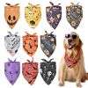Halloween Dog Bandanas Triangle