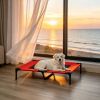 36" x 30" Elevated Cooling Summer Dog Cot Pet Bed With Mesh Ventilation