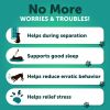 Hemp Calming Chews for Dogs Dog Anxiety Relief Treats with Hemp Oil Turmeric Valerian Ginger Health and Wellness Supplements for Dogs Hip and Joint Su