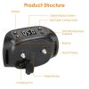 2 In 1 Dog GPS Fence Tracker Wireless GPS Dog Fence GPS Dog Collar with 32-2887FT Radius IPX6 Waterproof
