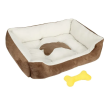 Pet Dog Bed Soft Warm Fleece Puppy Cat Bed Dog Cozy Nest Sofa Bed Cushion Mat